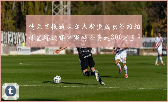 德天空报道沃尔夫斯堡成功签约柏林赫塔边锋里斯转会费达800万至900万欧元